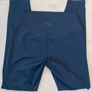 TSL high waisted gray green leggings NWOT Sz XL